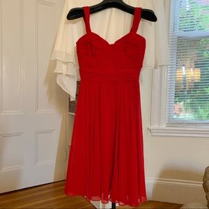 Vera Wang red dress
